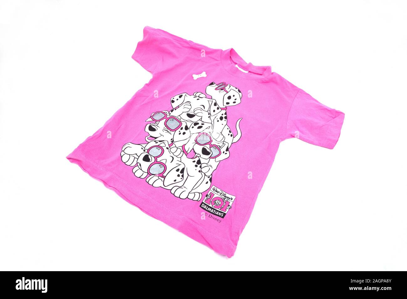 Vintage des années 1990, le Disney's 101 Dalmations T-Shirt Banque D'Images