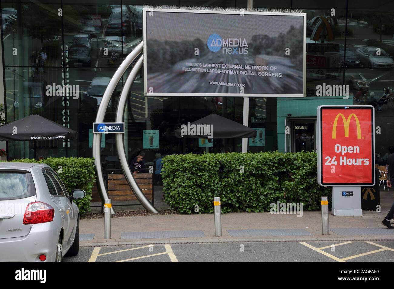 Station Service Beaconsfield Buckinghamshire Angleterre sur M40 Banque D'Images