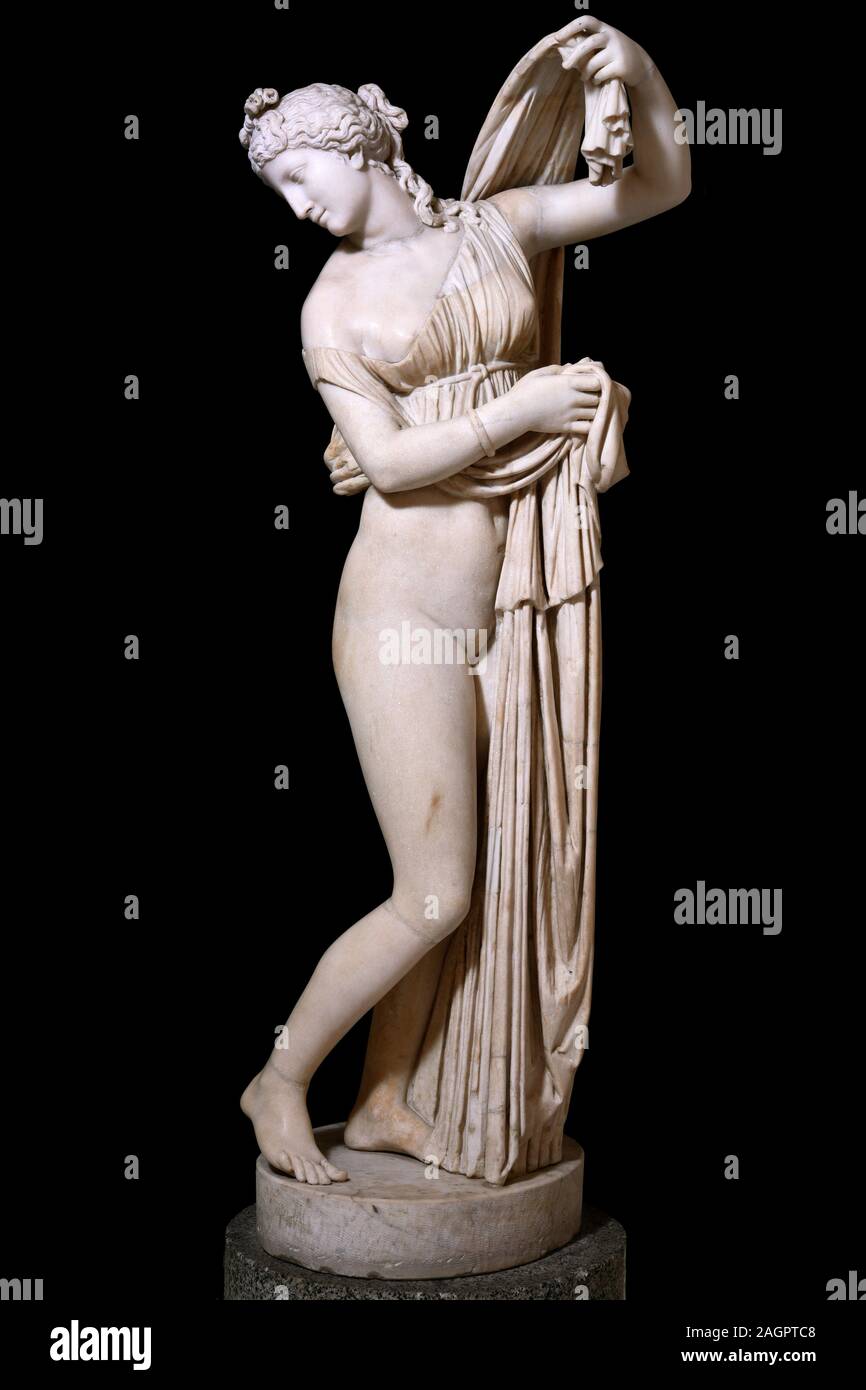 Vénus Callipyge. Musée : Museo Archeologico Nazionale di Napoli. Auteur : sculpture classique l'Art de l'ancienne Rome. Banque D'Images