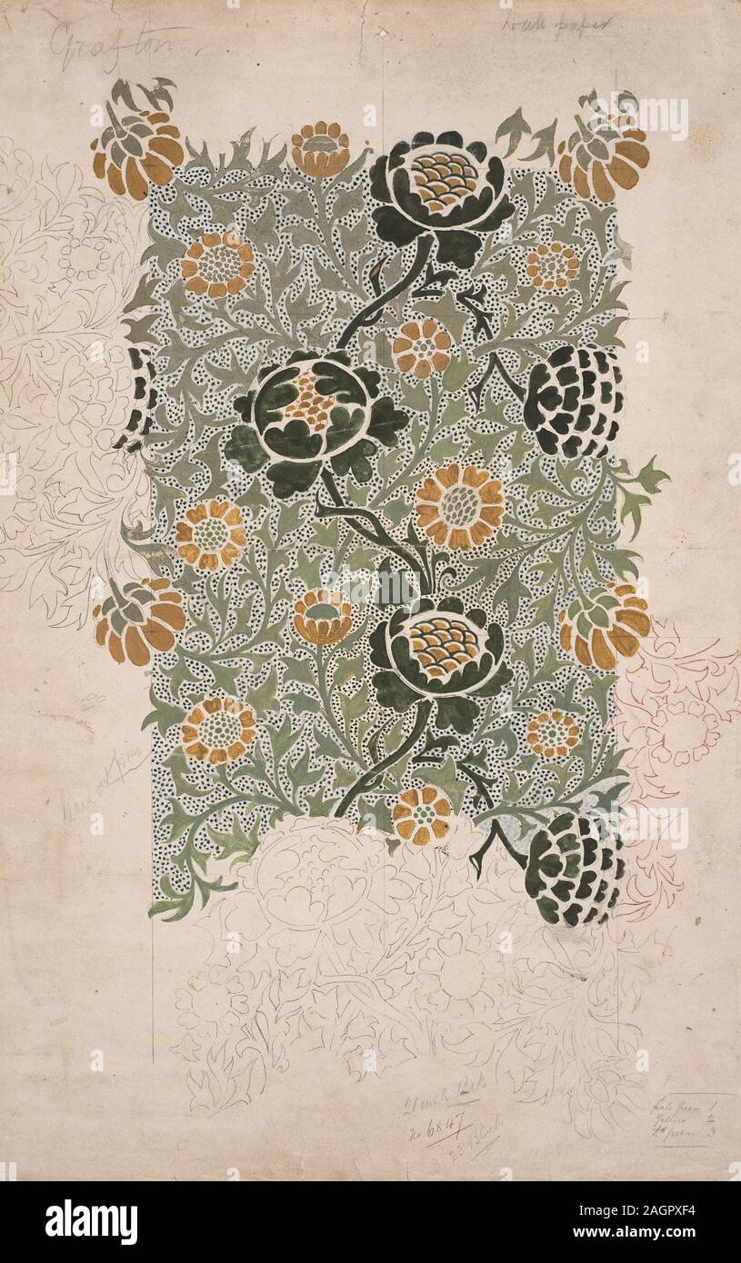 Grafton. Wallpaper design. Musée : La société William Morris. Banque D'Images