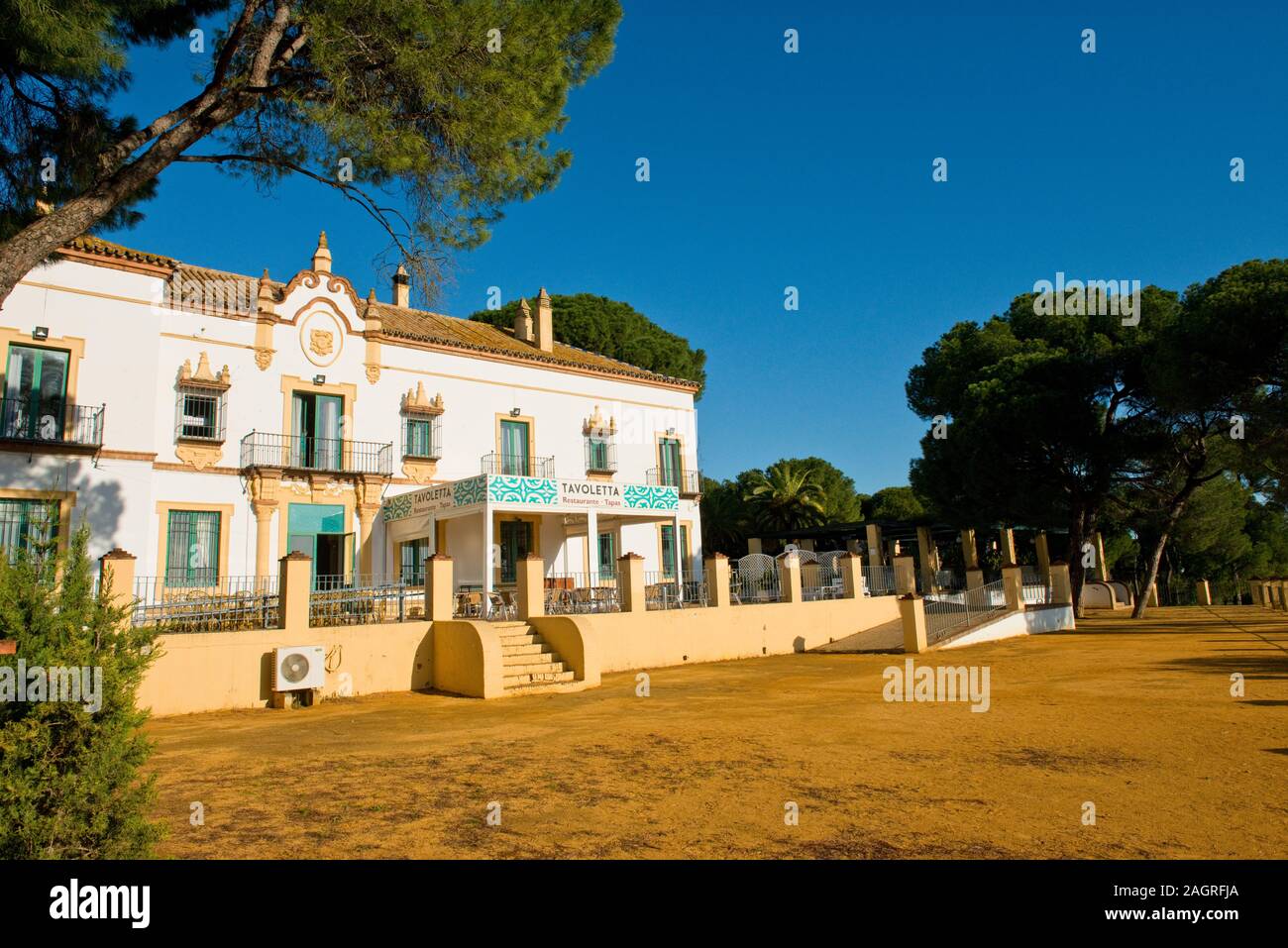Hôtel Legado Oromana. Alcalá de Guadaíra. Andalousie, Sud de l'Espagne, Europe Banque D'Images