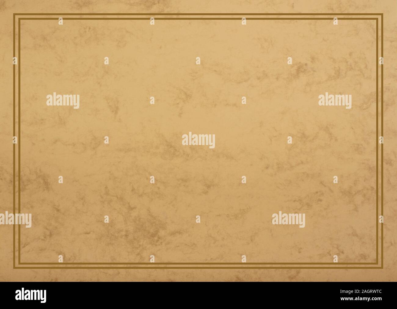 La texture de vieux papier. papier parchemin, avec des bords d'or avec l'espace pour le texte et l'image Banque D'Images