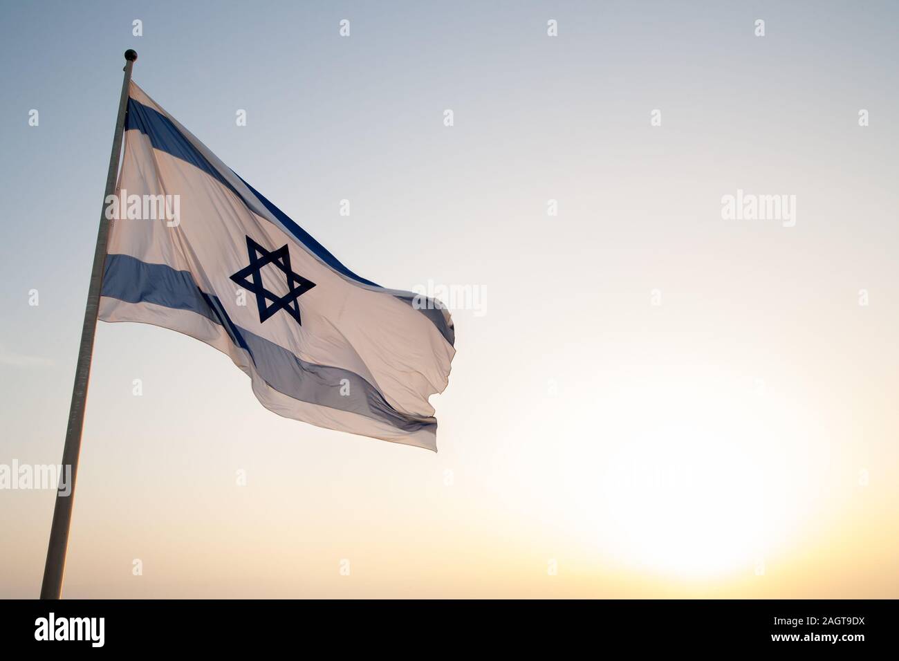 Drapeau israélien Banque D'Images