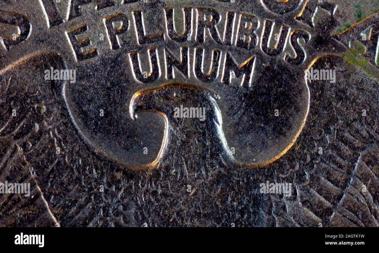 Gros plan du United States Dollar Trimestre Banque D'Images