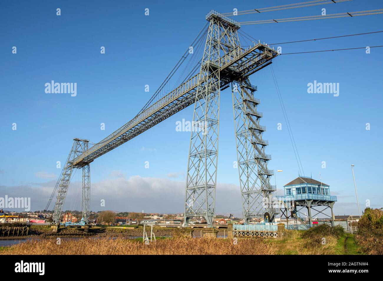 Newport Transporter Bridge, South Wales Banque D'Images