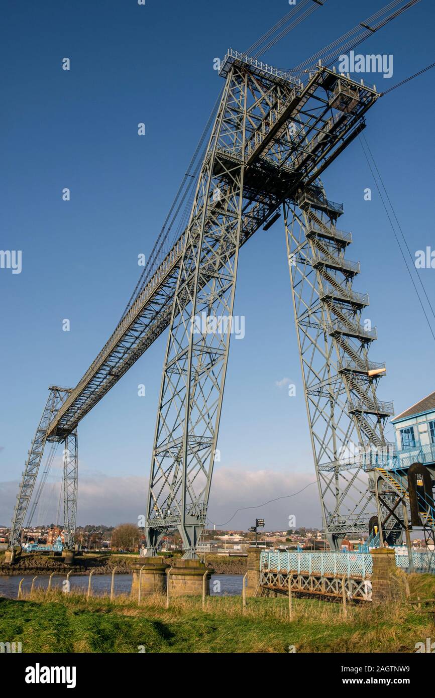 Newport Transporter Bridge, South Wales Banque D'Images