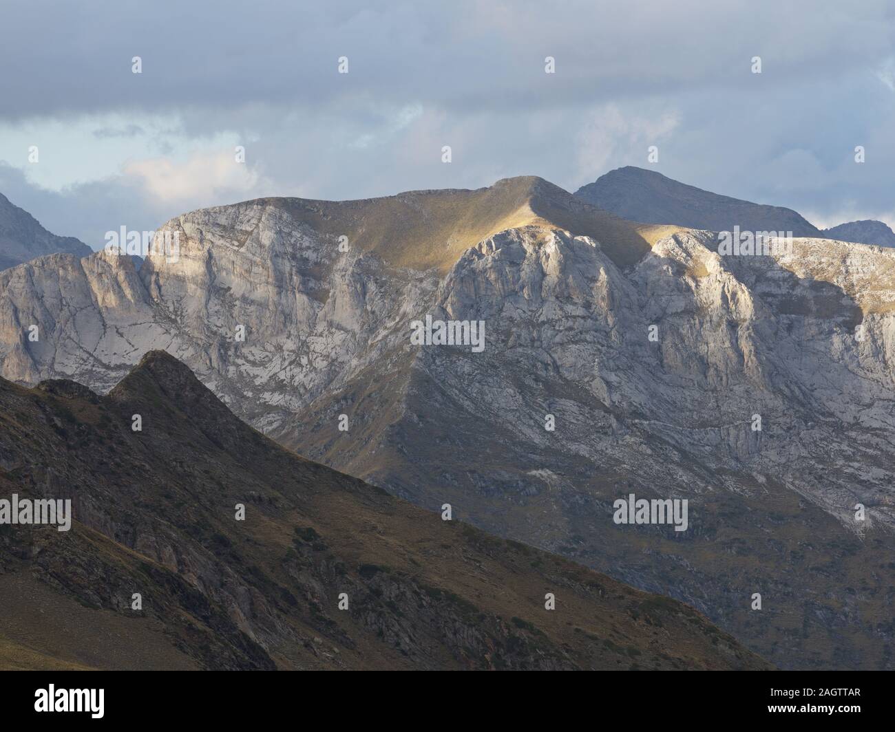 La vue depuis le pic de tentes Banque D'Images