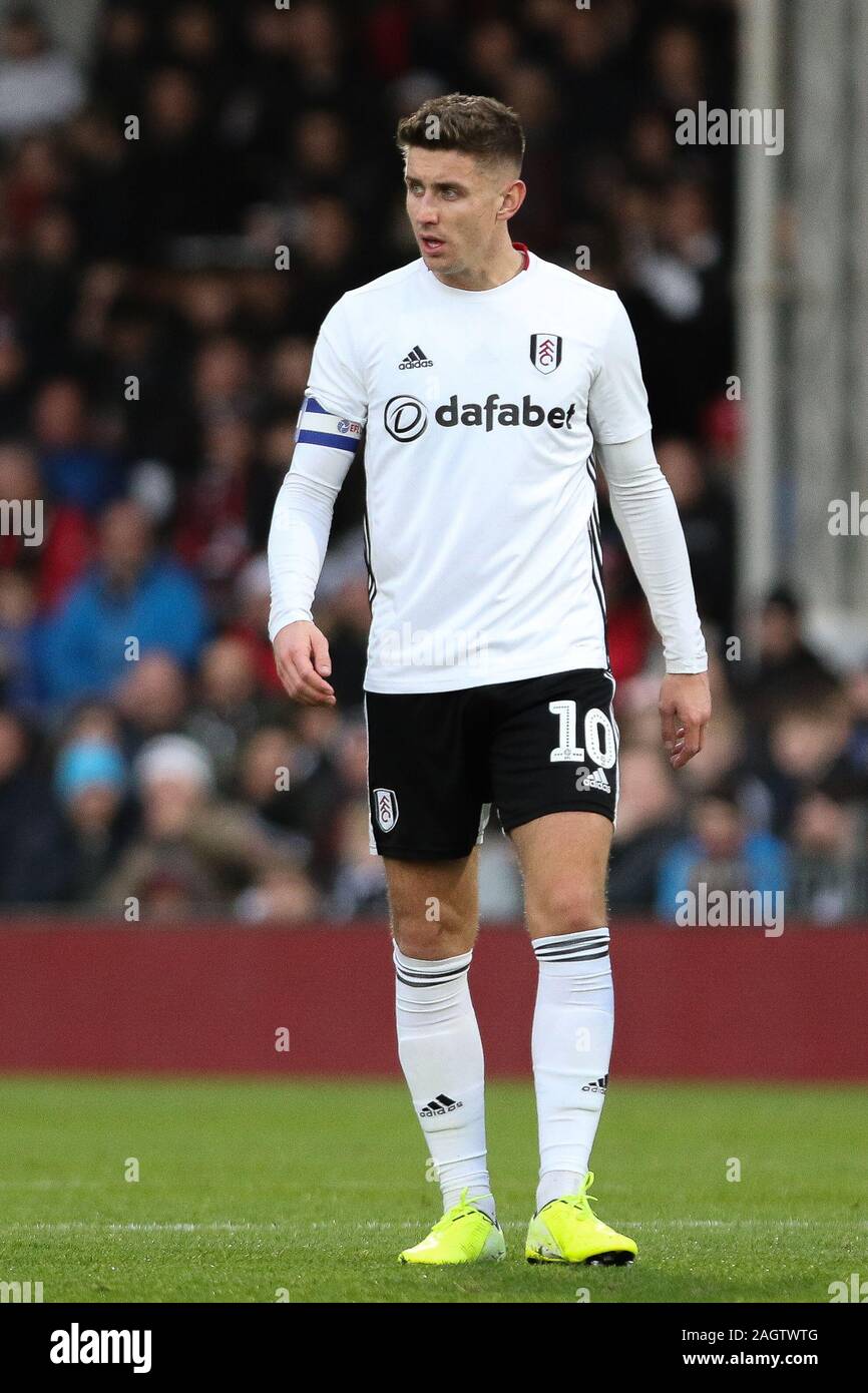 Londres, Royaume-Uni. 21 décembre 2019. Tom Cairney de Fulham pendant le match de championnat entre Sky Bet Leeds United et Fulham à Craven Cottage, à Londres le samedi 21 décembre 2019. (Crédit : Jacques Feeney | MI News ) photographie peut uniquement être utilisé pour les journaux et/ou magazines fins éditoriales, licence requise pour l'usage commercial Crédit : MI News & Sport /Alamy Live News Banque D'Images