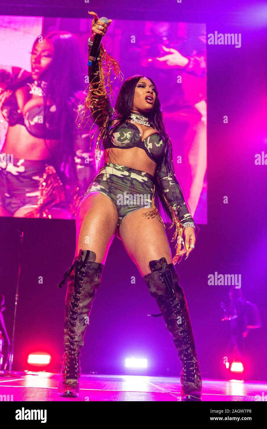 Le 20 décembre 2019, Chicago, Illinois, États-Unis : la chanteuse MEGAN TOI MEGAN ÉTALON (PETE) au cours de l'WGCI Big Jam concert au United Center de Chicago, Illinois (crédit Image : © Daniel DeSlover/Zuma sur le fil) Banque D'Images