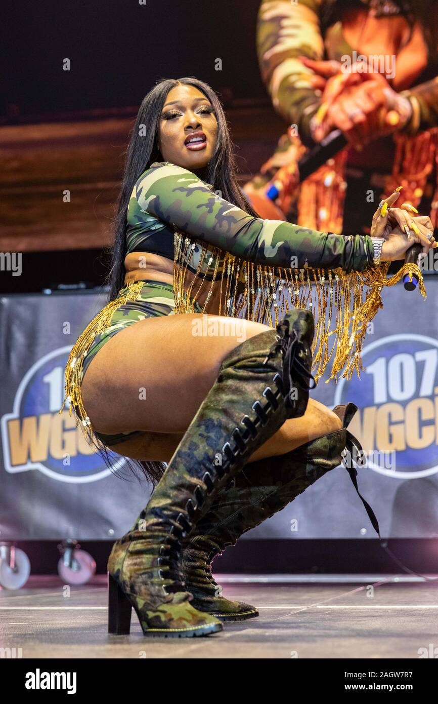 Le 20 décembre 2019, Chicago, Illinois, États-Unis : la chanteuse MEGAN TOI MEGAN ÉTALON (PETE) au cours de l'WGCI Big Jam concert au United Center de Chicago, Illinois (crédit Image : © Daniel DeSlover/Zuma sur le fil) Banque D'Images