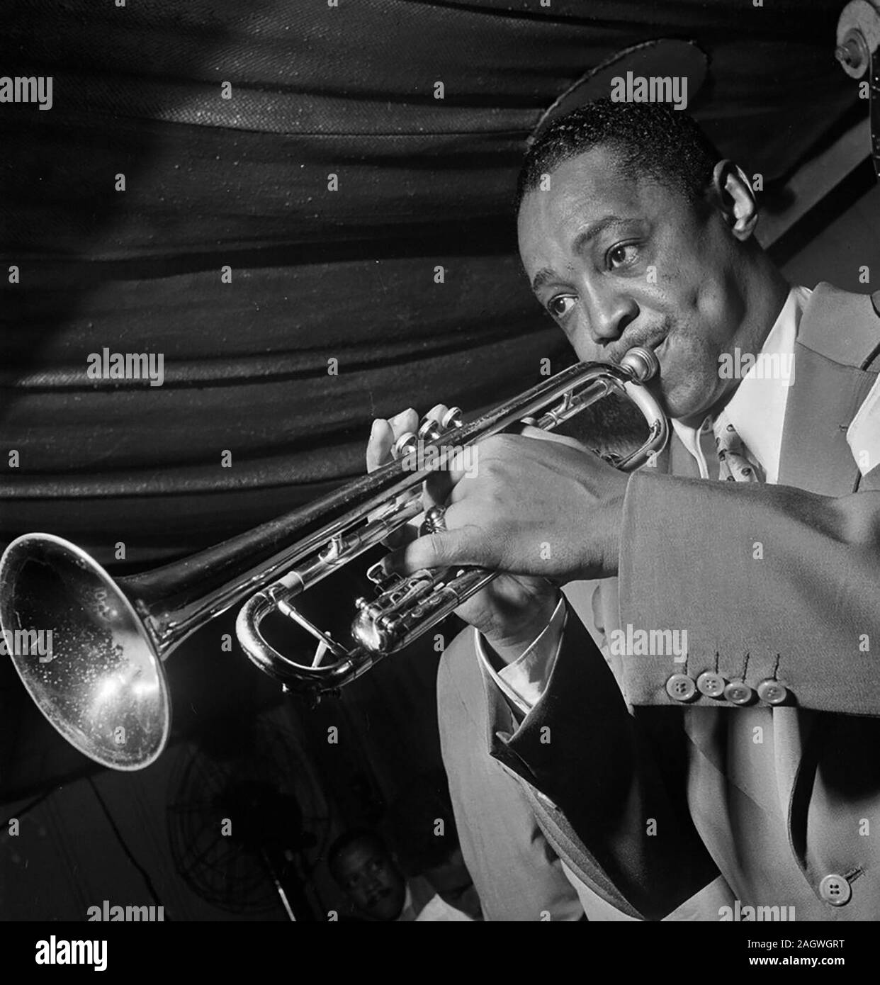 Portrait de Joe Thomas, Pied Piper, New York, N.Y., ca. 1947 sept. Banque D'Images