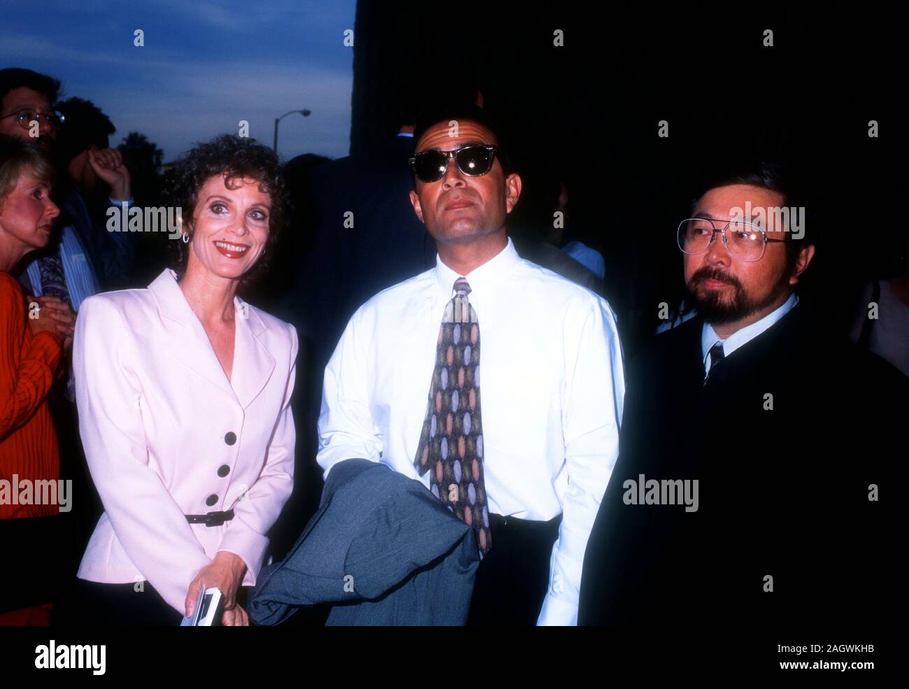 Westwood, Californie, USA 12 avril 1995 Personnificateurs/assimilés de Marcia Clark, Robert Kardashian et juge Lance Ito assister à TriStar Pictures' 'Juré' création le 12 avril 1995 au Centre d'Avco Cinemas à Westwood, Californie, USA. Photo de Barry King/Alamy Stock Photo Banque D'Images