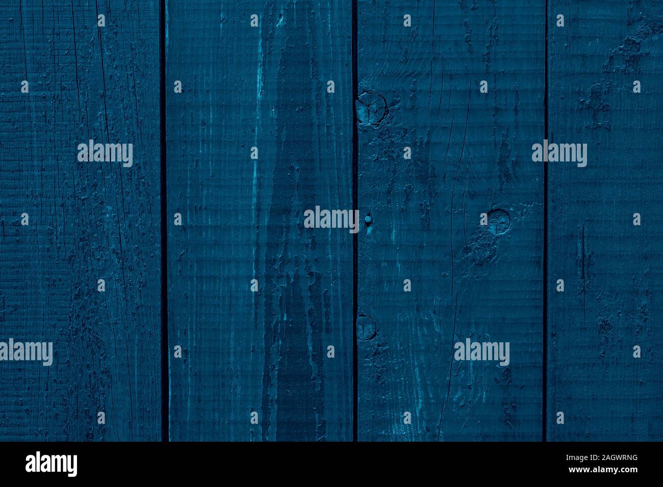 Clôture en bois bleu foncé, surface du bureau. Bois patiné, arrière-plan. Retro planches. Vieille défraîchie, la texture. Table rustique en chêne Banque D'Images