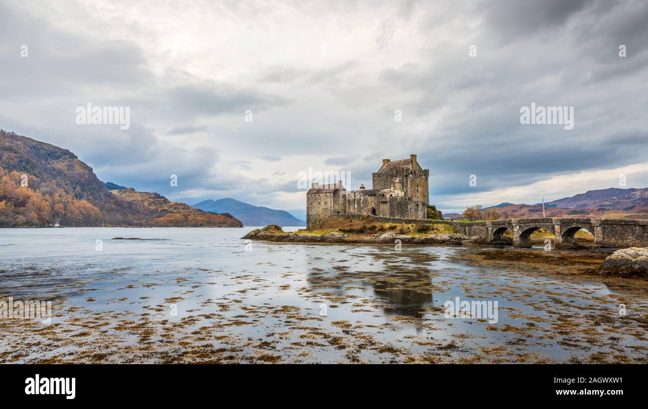 Le Château d'Eilean Donan, Ecosse Banque D'Images