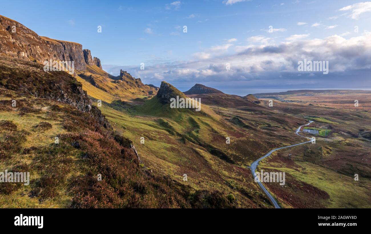 Le Quiraing, île de Skye, Écosse Banque D'Images