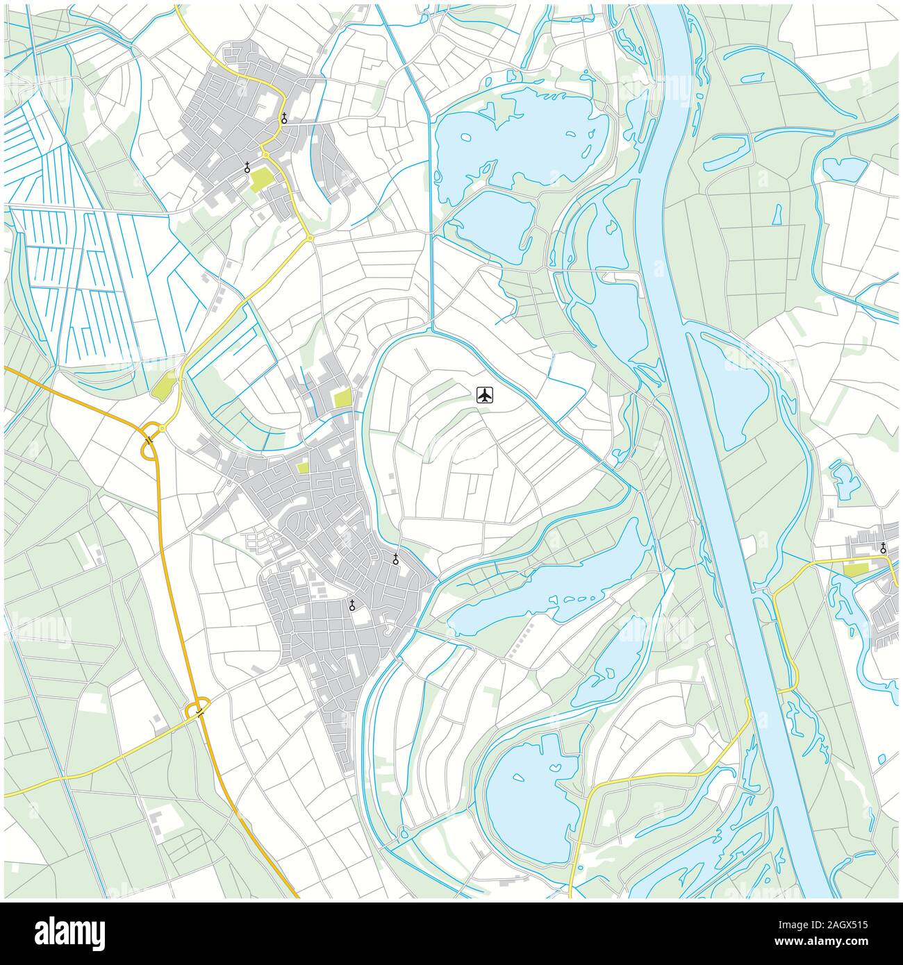 Résumé de couleur contour topographique détaillée map background Illustration de Vecteur
