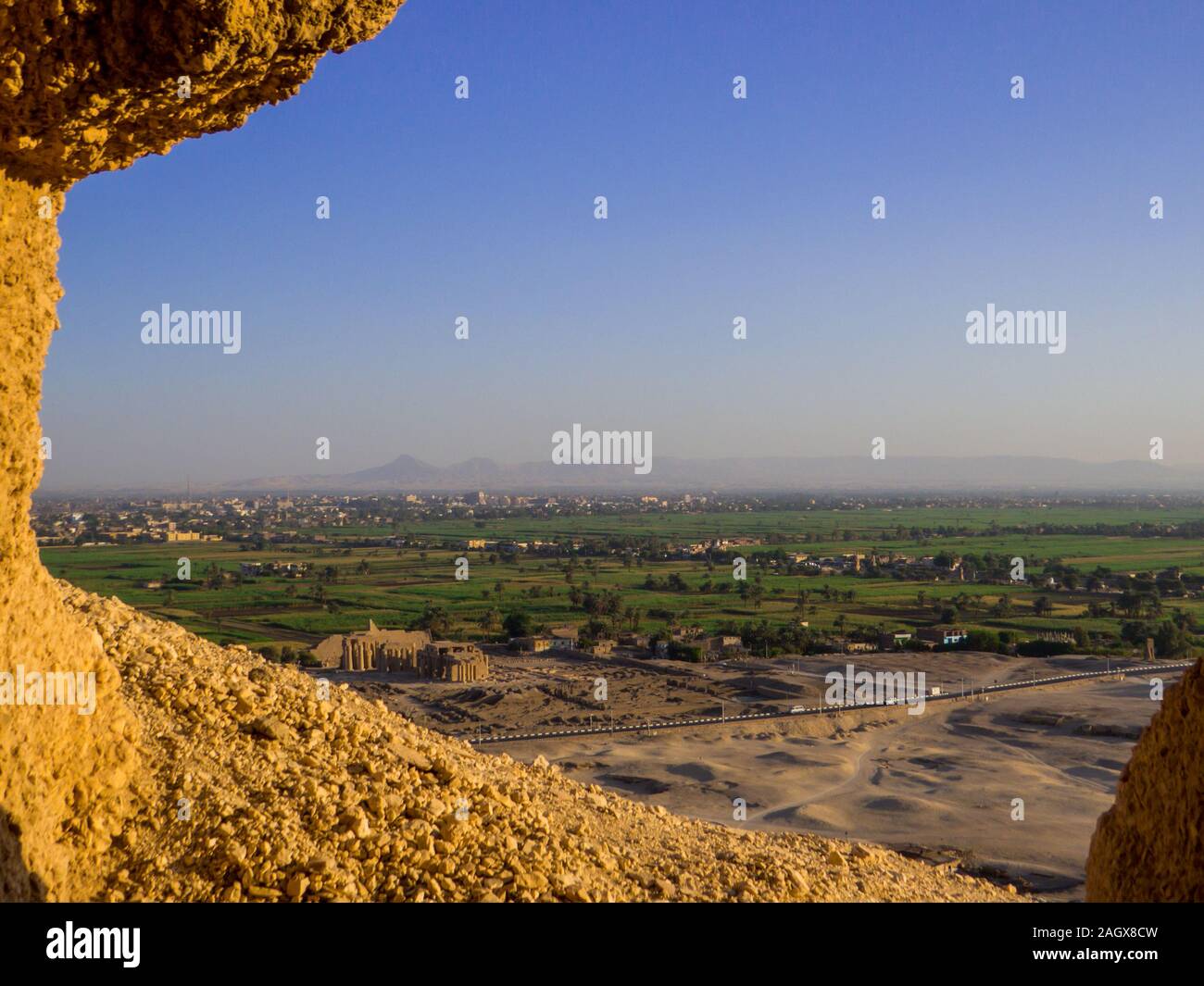 Tombeau de nobles, Luxor, Egypte Banque D'Images