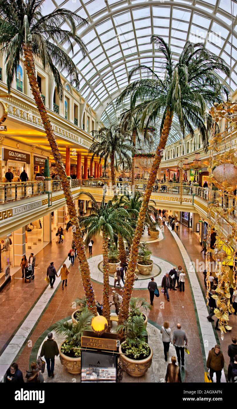 Le centre Trafford de Dumplington, Grand Manchester, Angleterre. Banque D'Images