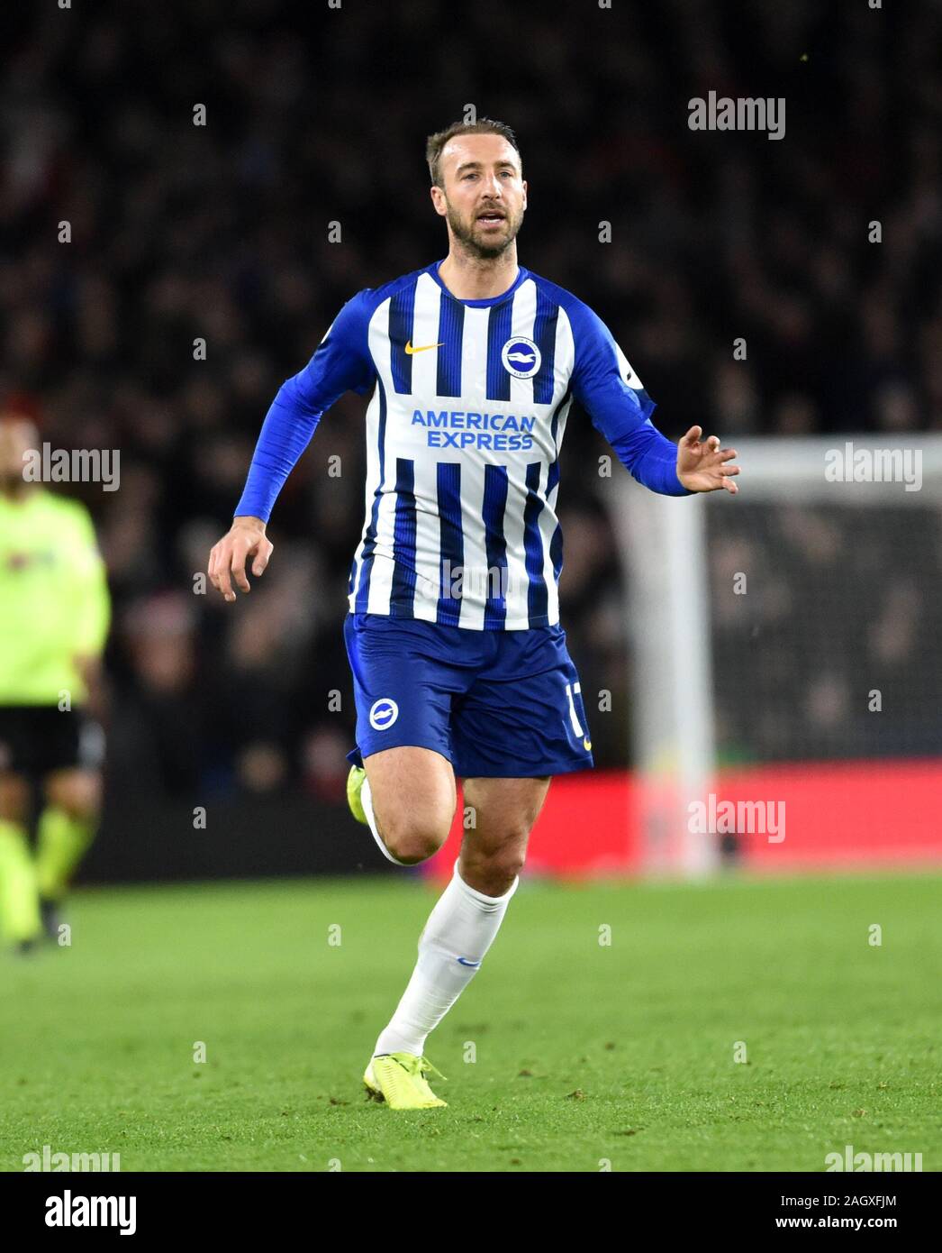 Glenn Murray, de Brighton, au cours de la Premier League match entre Brighton et Hove Albion et Sheffield United au stade Amex, Brighton, Royaume-Uni - 21 décembre 2019 - Editorial uniquement. Pas de merchandising. Pour des images de football Premier League FA et restrictions s'appliquent inc. aucun internet/mobile l'usage sans licence FAPL - pour plus de détails Football Dataco contact Banque D'Images