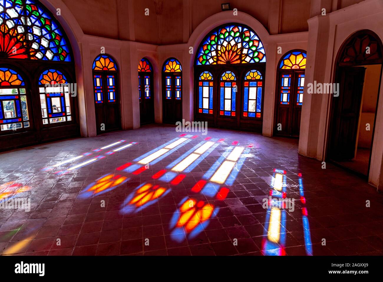 Maison historique à Kashan Iran Banque D'Images