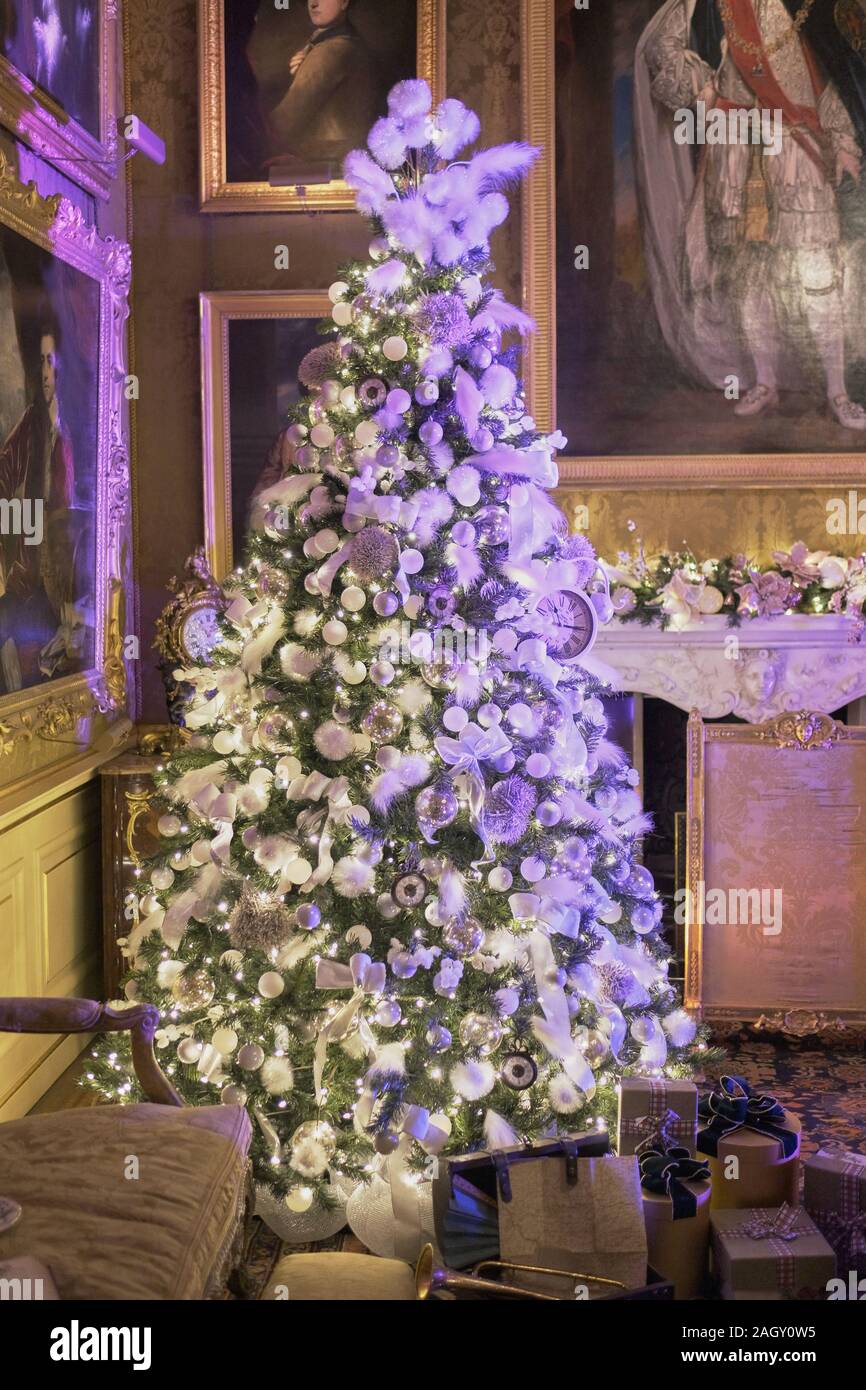'Alice dans Le Palace" Affichage de Noël à Blenheim Palace en décembre 2019 Banque D'Images