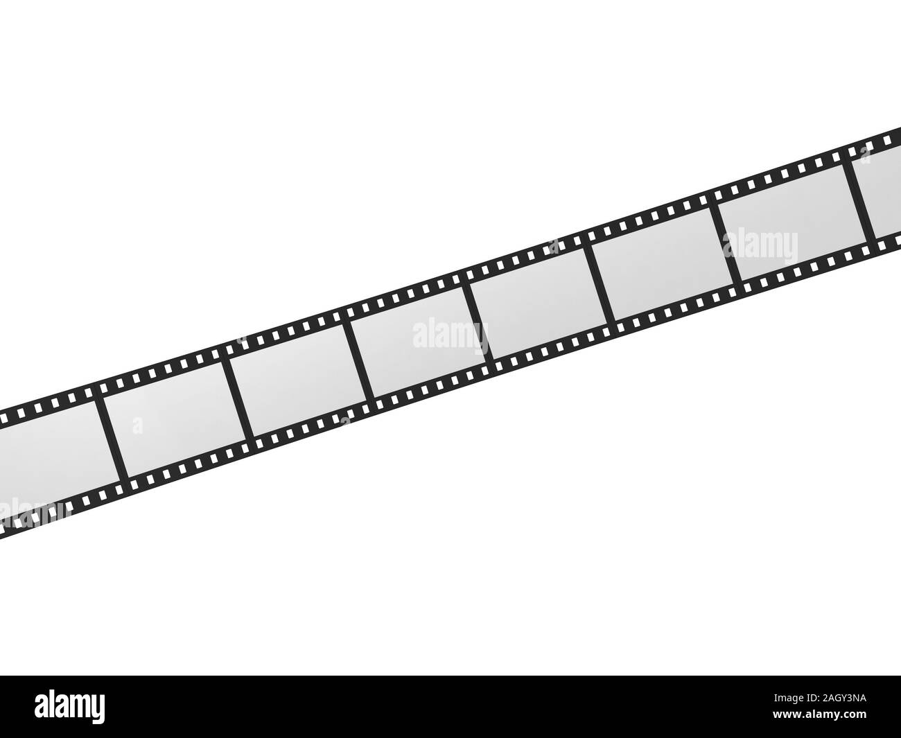 Film Movei. 3d illustration isolé sur fond blanc Banque D'Images