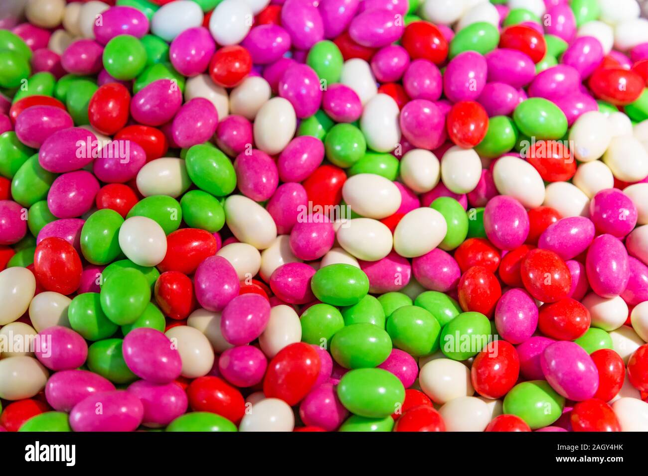 Arrière-plan avec la gelée de cerises bonbons aux fruits Banque D'Images