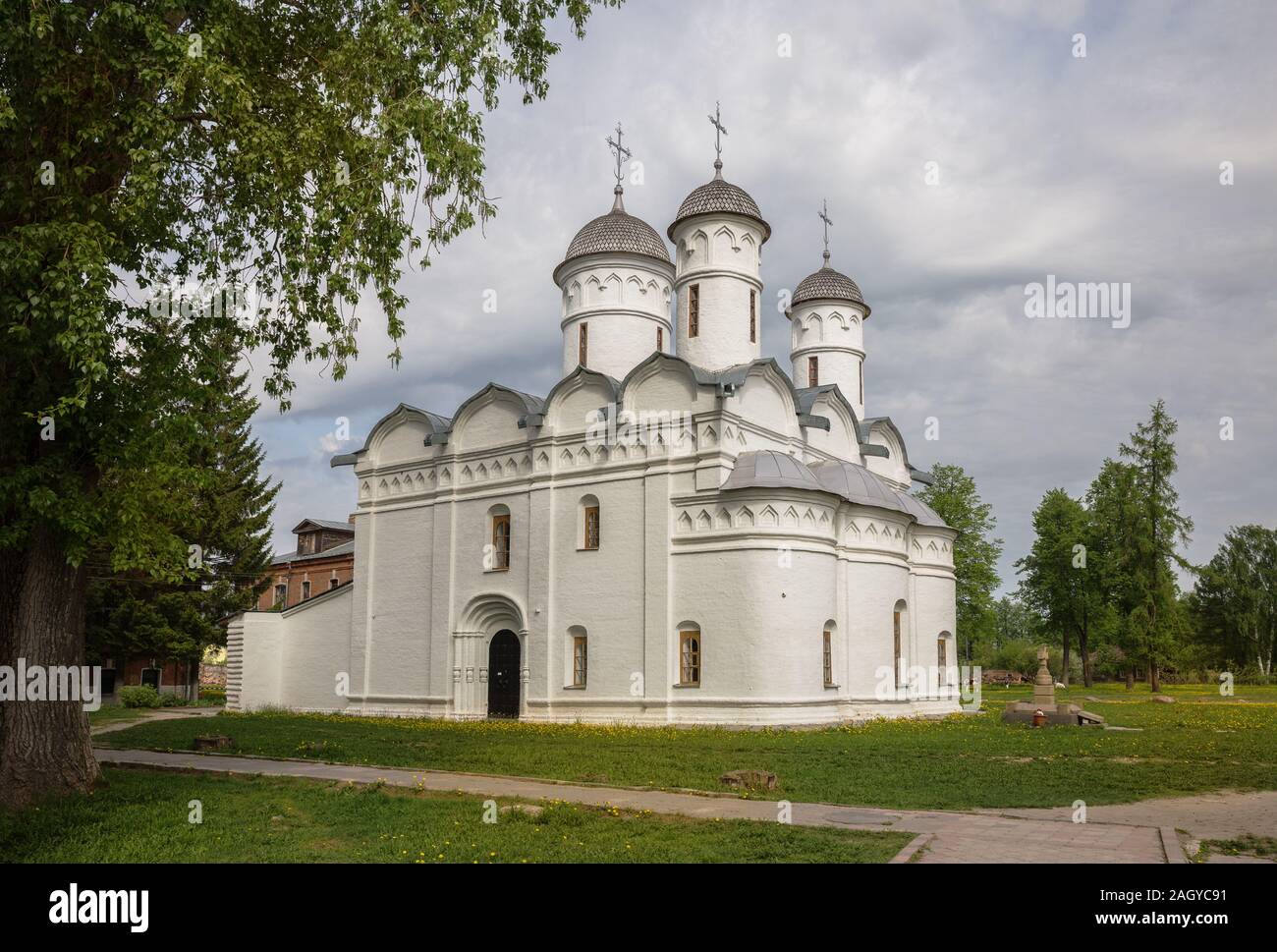 Cathédrale de la déposition de Robe de la Mère de Dieu dans Rizopolozhensky au monastère de Souzdal. Les dépôts robe monastère est l'un des plus anciens monastères de Banque D'Images