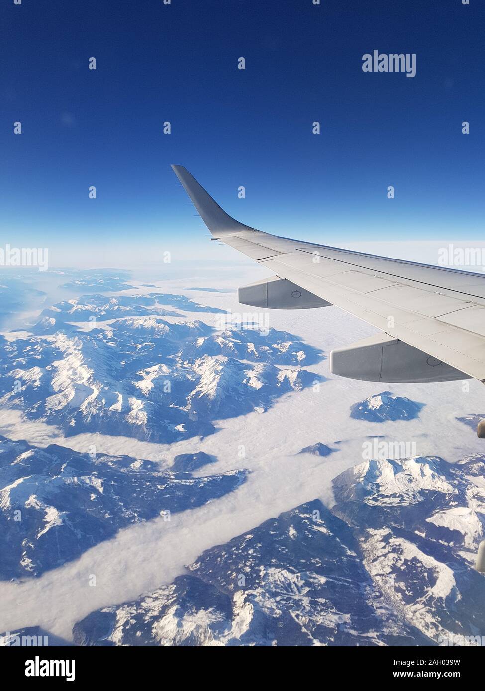 la vue depuis un avion Banque D'Images