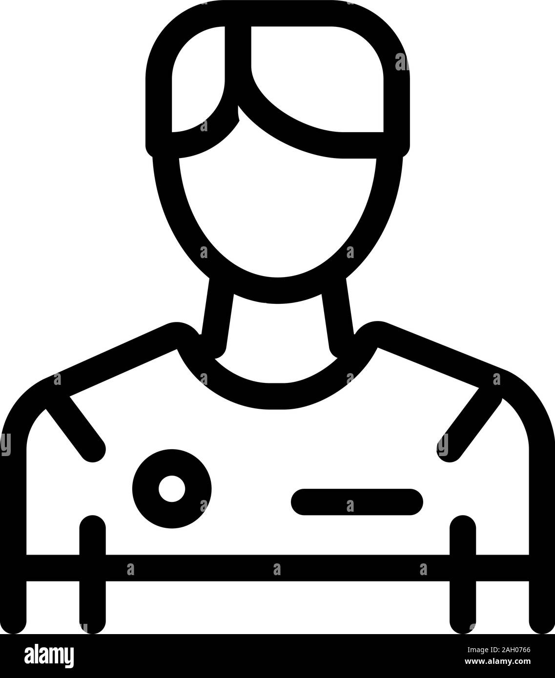 Partie de soccer Player Aperçu L'icône Illustration Illustration de Vecteur