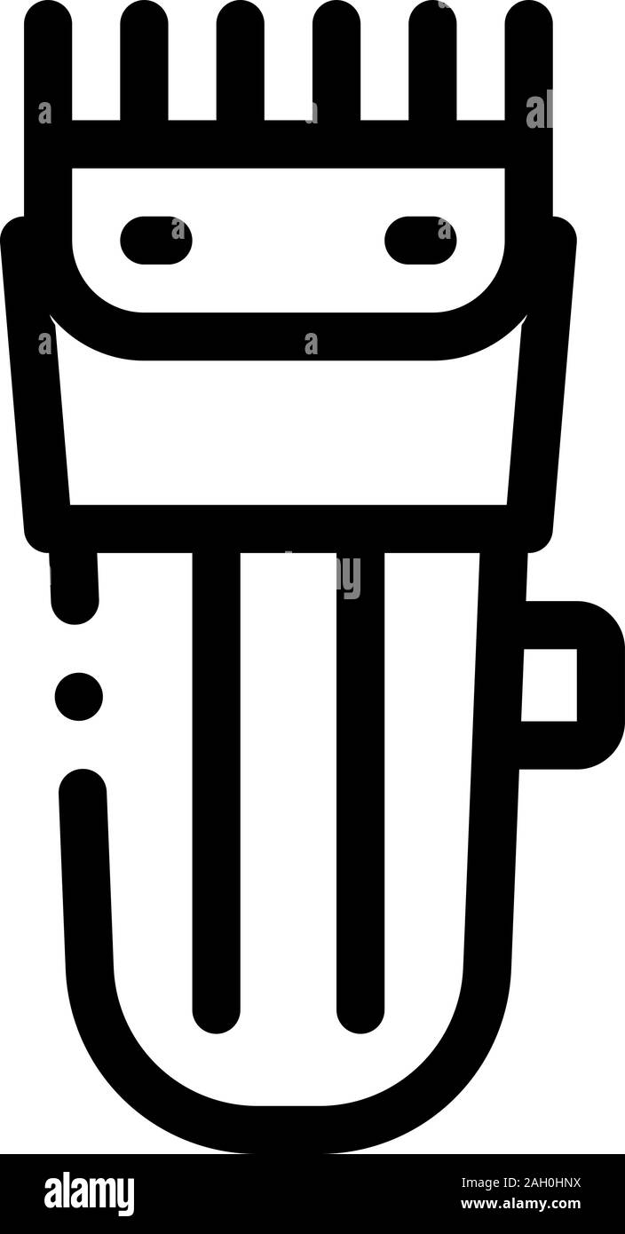 Tondeuse rasoir électronique Aperçu L'icône Illustration Illustration de Vecteur