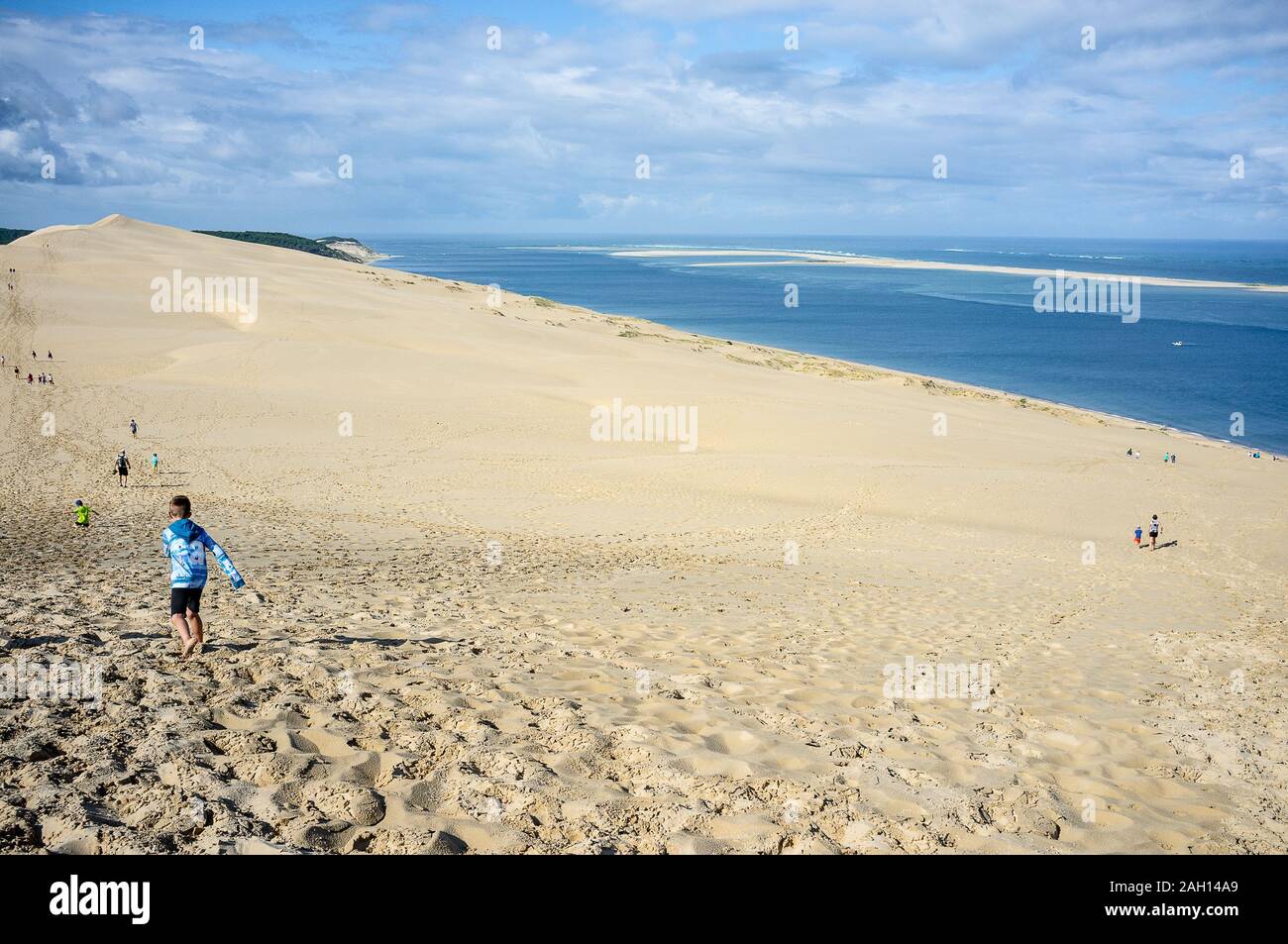 Dune de Pyla, la plus haute dune d'Europe en France Banque D'Images