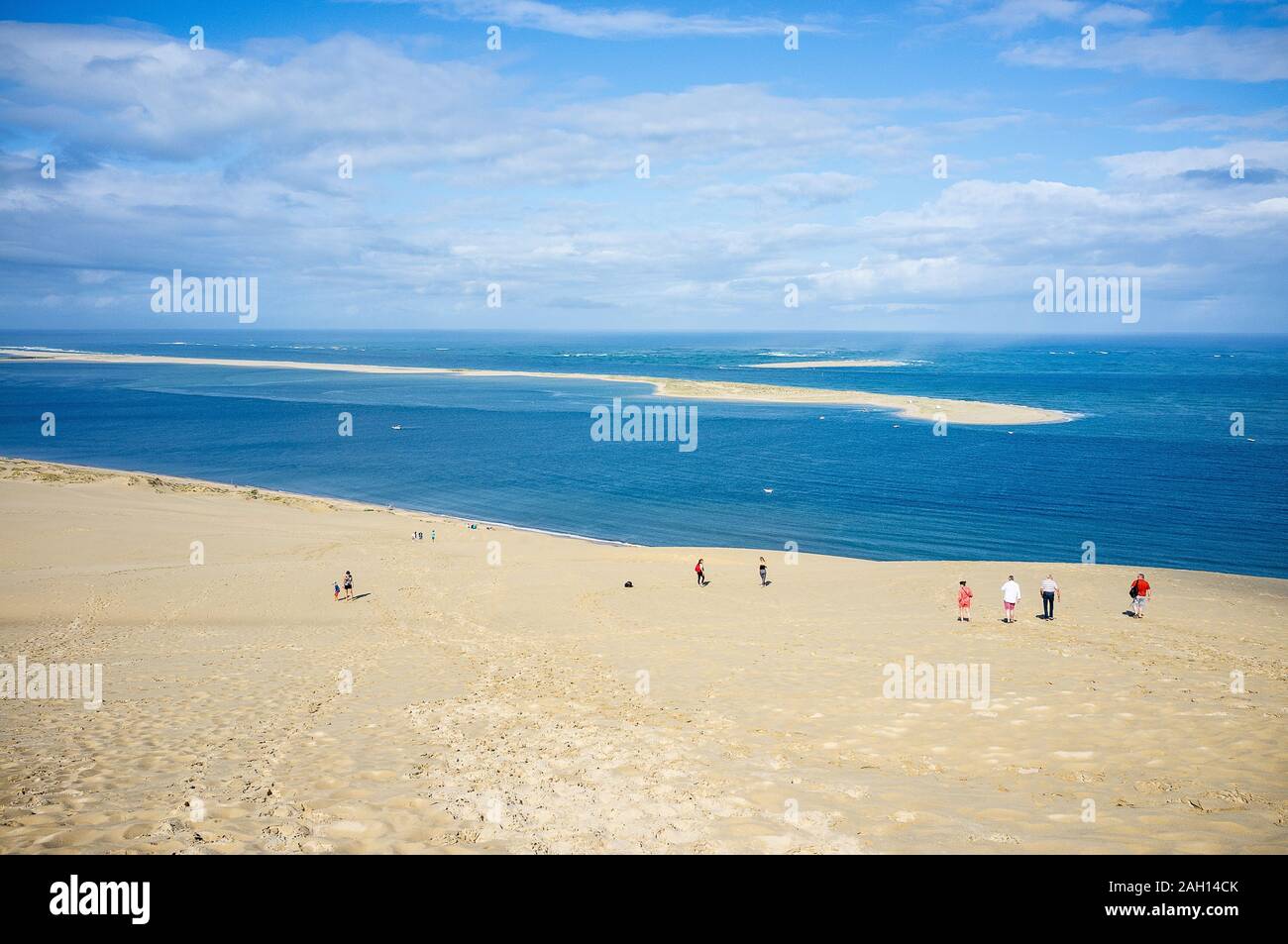 Dune de Pyla, la plus haute dune d'Europe en France Banque D'Images