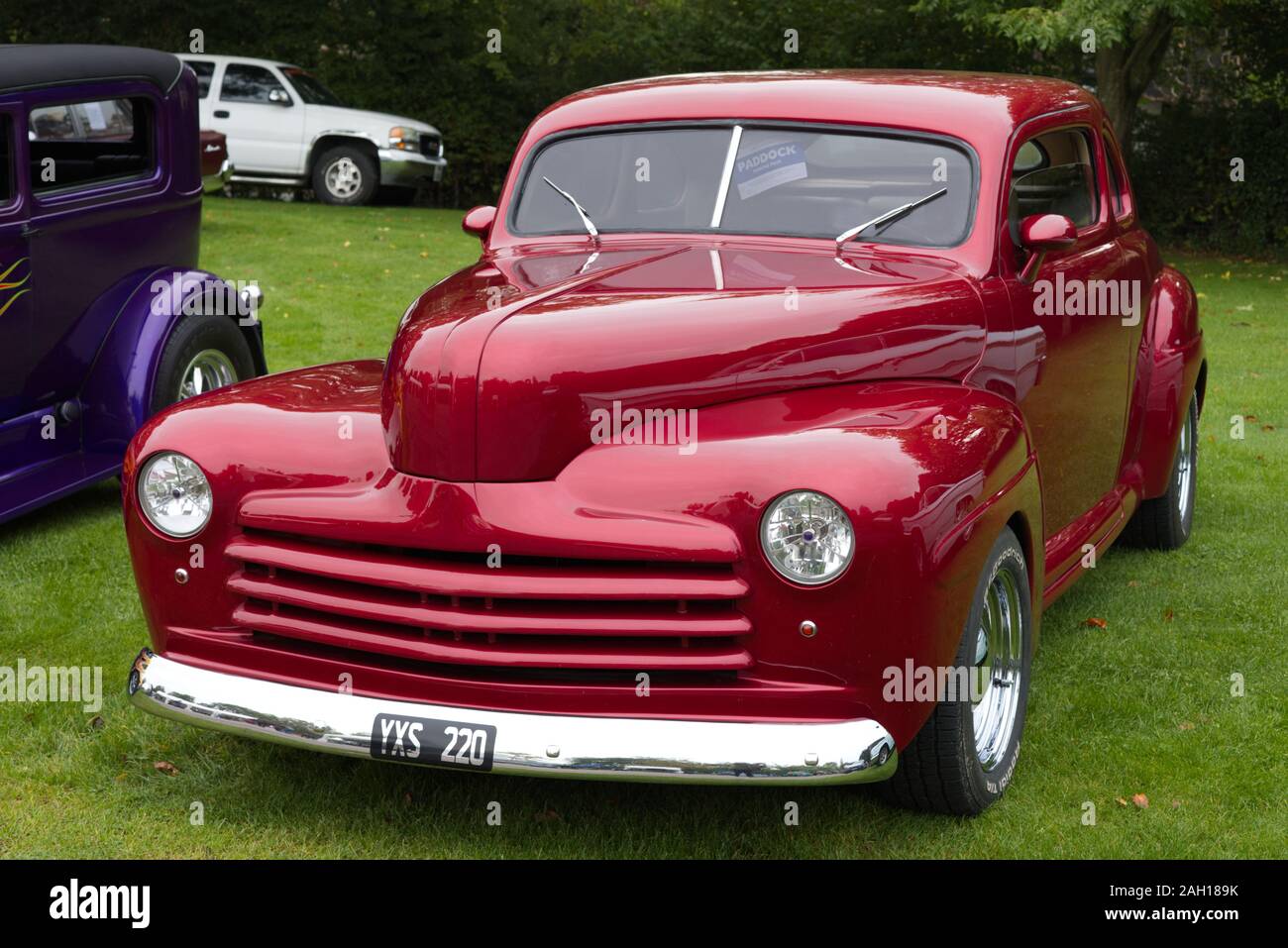 1946 Ford Club Coupe Street Rod Banque D'Images