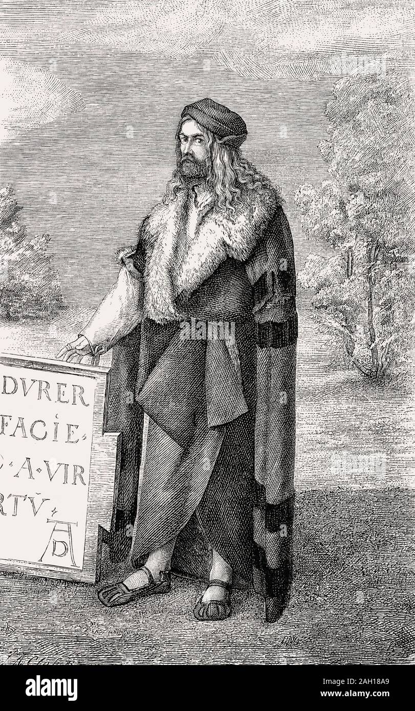 Albrecht Duerer le Jeune, 1471 - 1528, un peintre et graveur allemand Banque D'Images