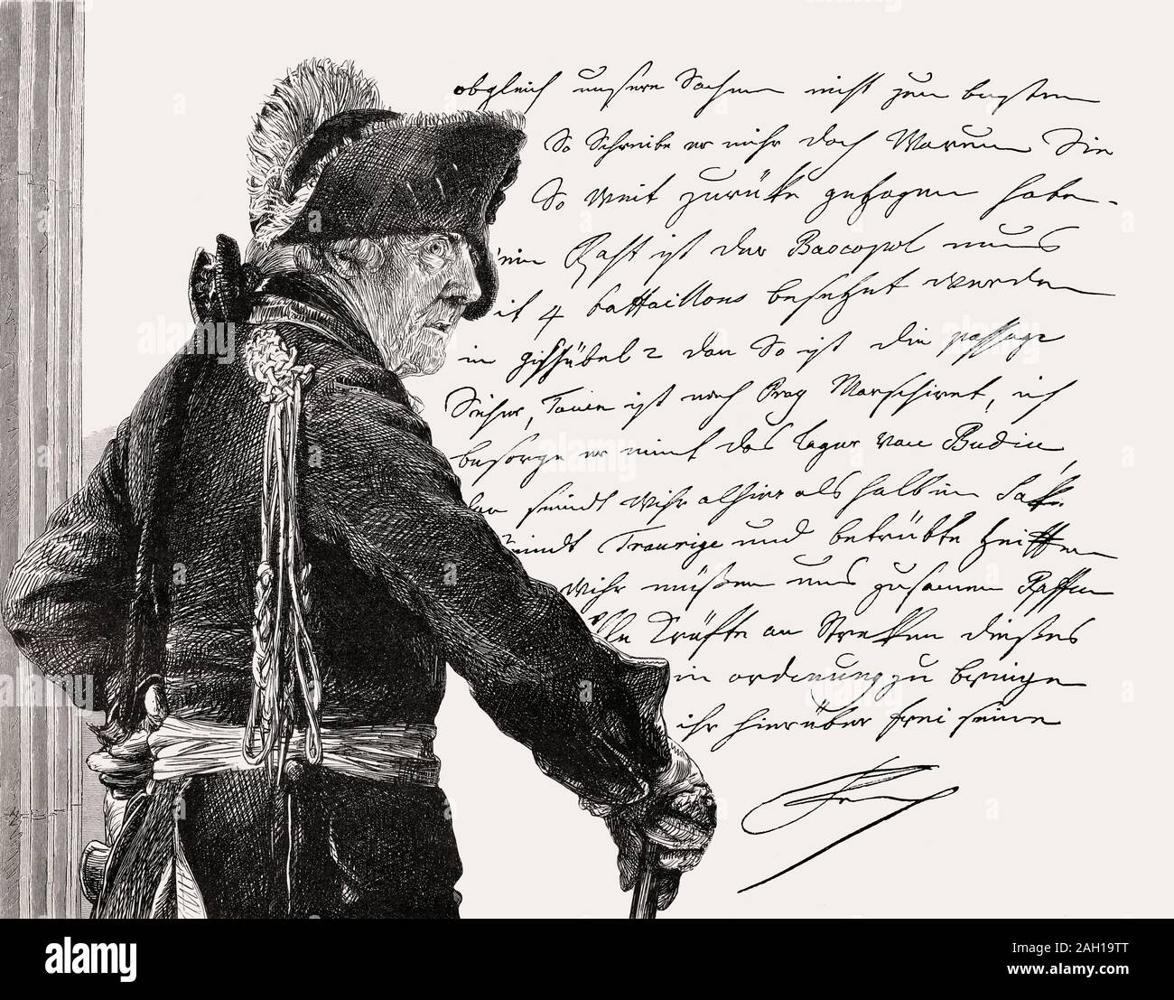 Frederick II ; Frédéric le Grand Banque D'Images