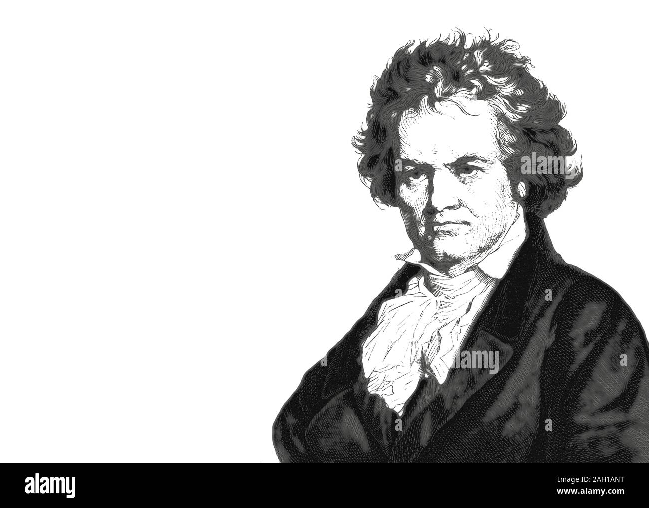 Ludwig van Beethoven, compositeur allemand 1770 -1827 ; Banque D'Images