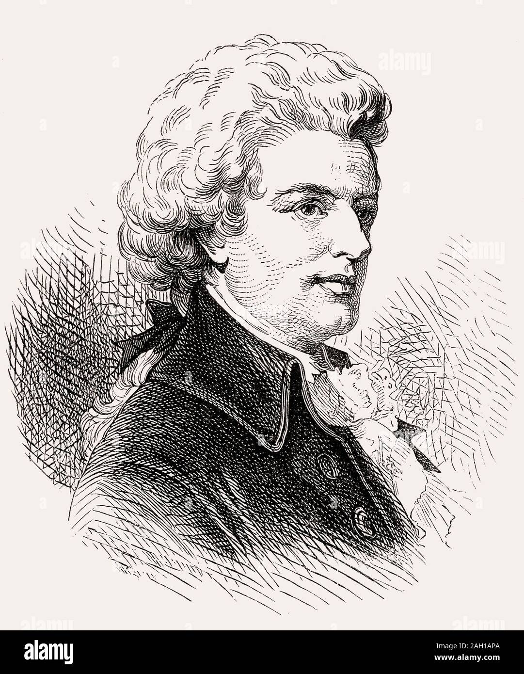 Wolfgang Amadeus Mozart, 1756 - 1791, le compositeur de la première école viennoise Banque D'Images