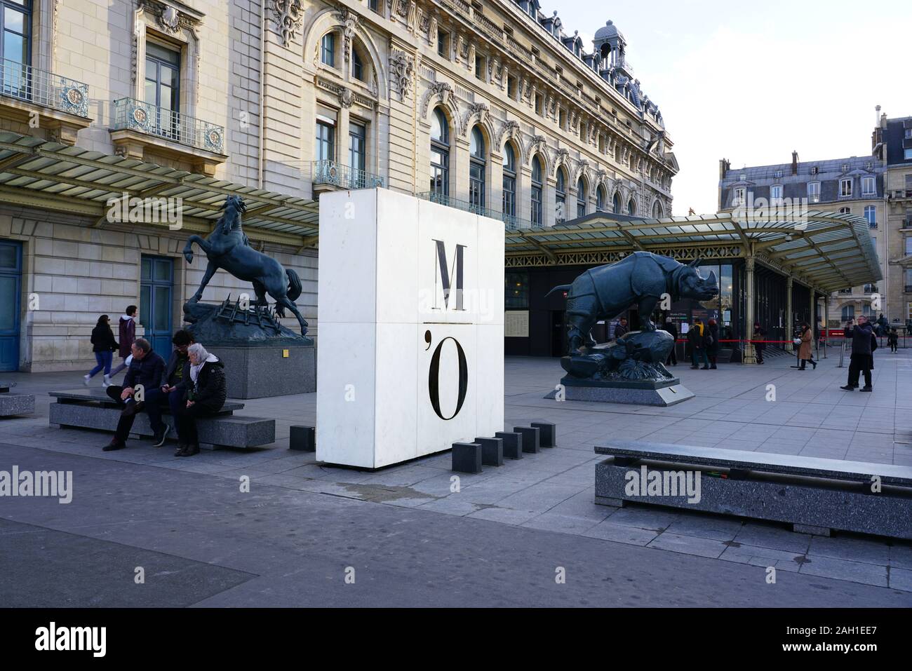 PARIS, FRANCE - 20 MAI 2019- situé dans l'ancienne gare d'Orsay à Paris, le Musée d'Orsay musée possède la plus grande collection d'impressi Banque D'Images