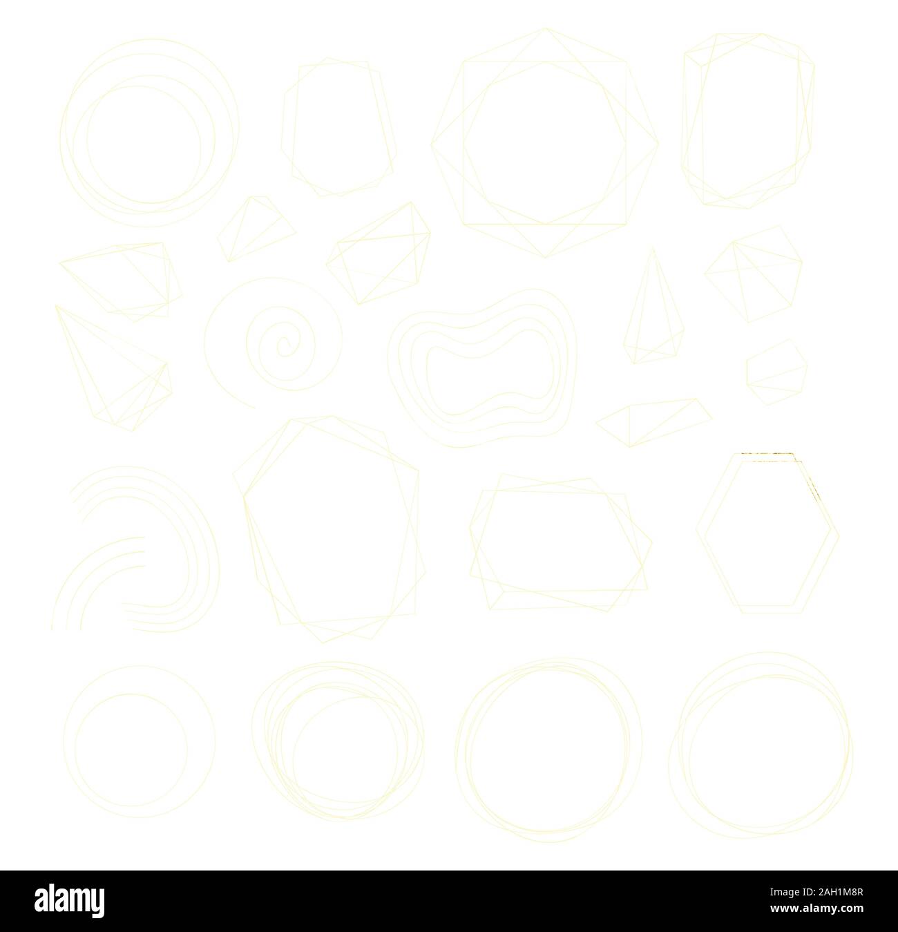 Cristal géométrique d'or avec des trames de scénario détaillé d'aluminium la texture. Golden ligne fine art ou d'un schéma polygonal linéaire prescrits texturés. L'Art Déco et de style moderne. Sparkle Glitter Dust Illustration de Vecteur