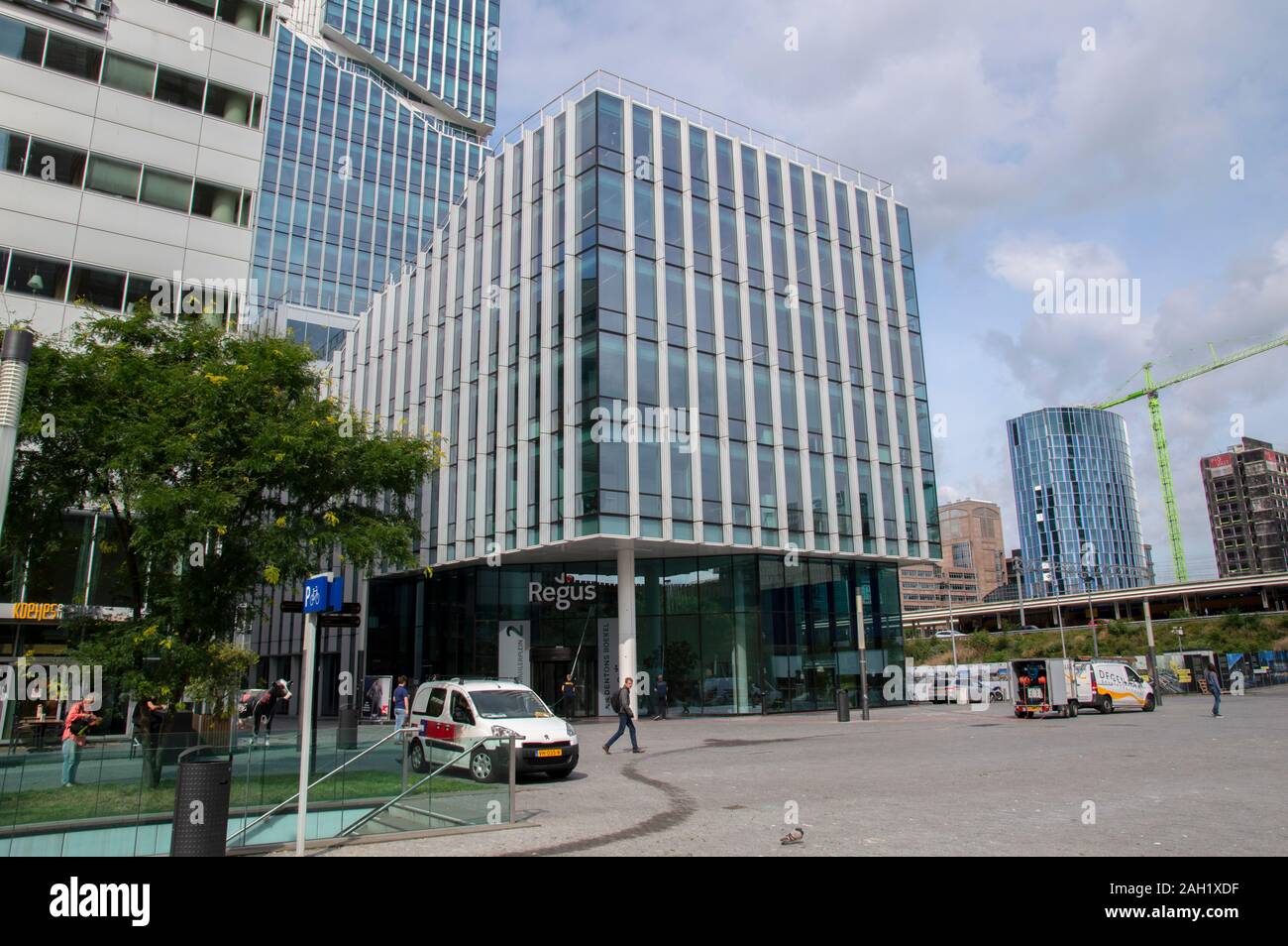 Bâtiment de la société Regus à Amsterdam aux Pays-Bas 2019 Banque D'Images