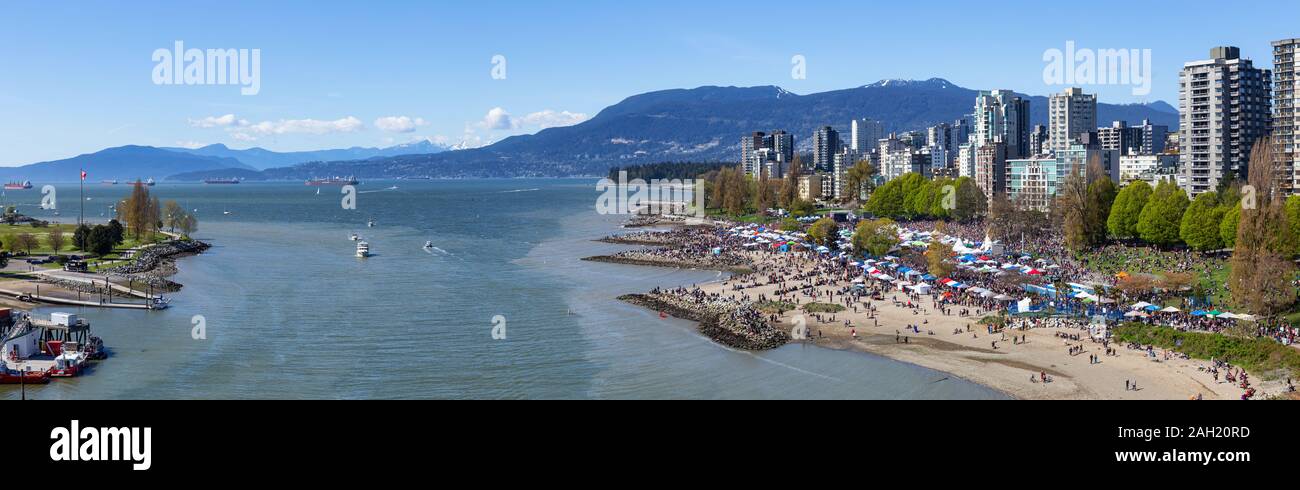 Le centre-ville de Vancouver, BC Banque D'Images