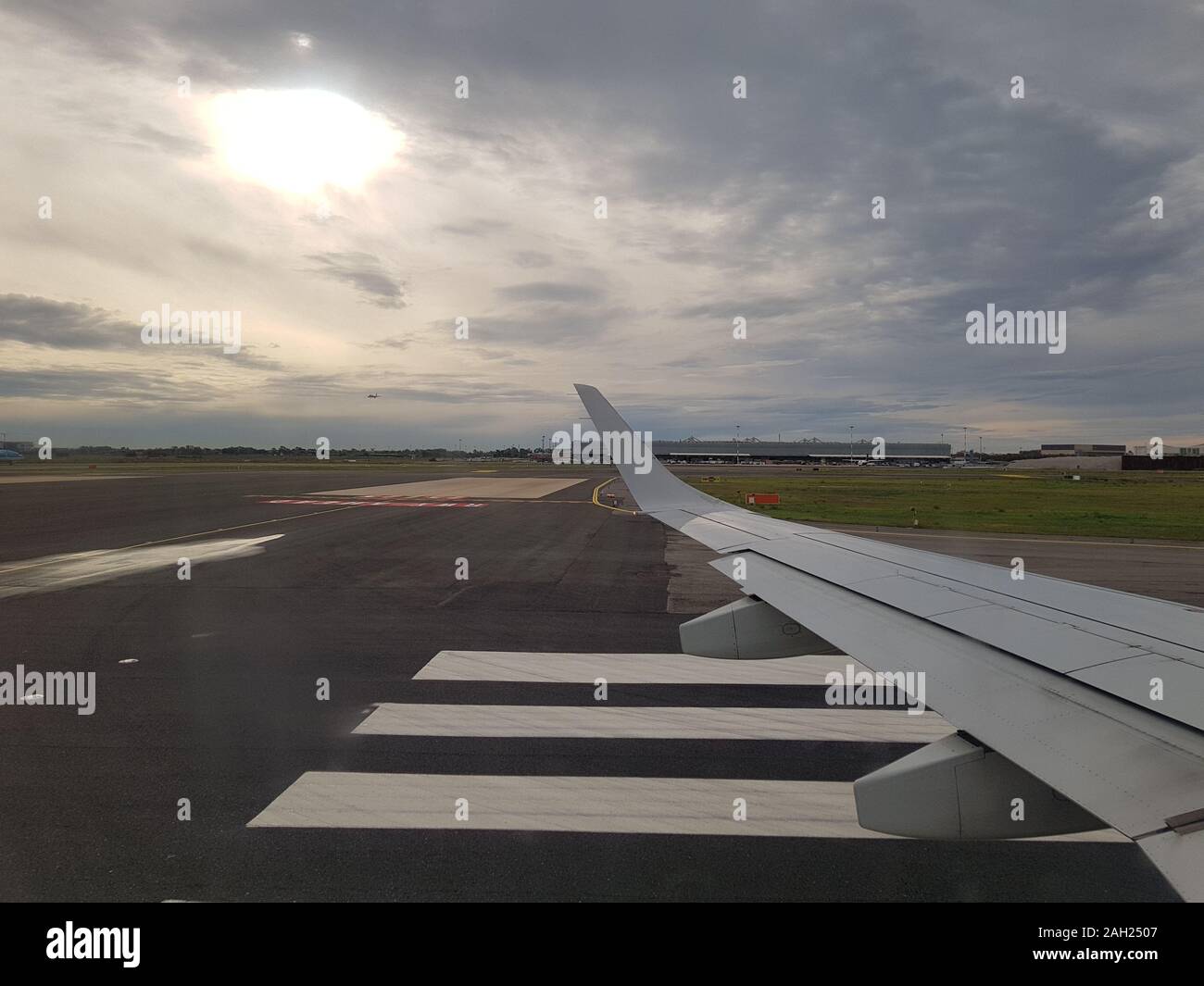 la vue depuis un avion Banque D'Images
