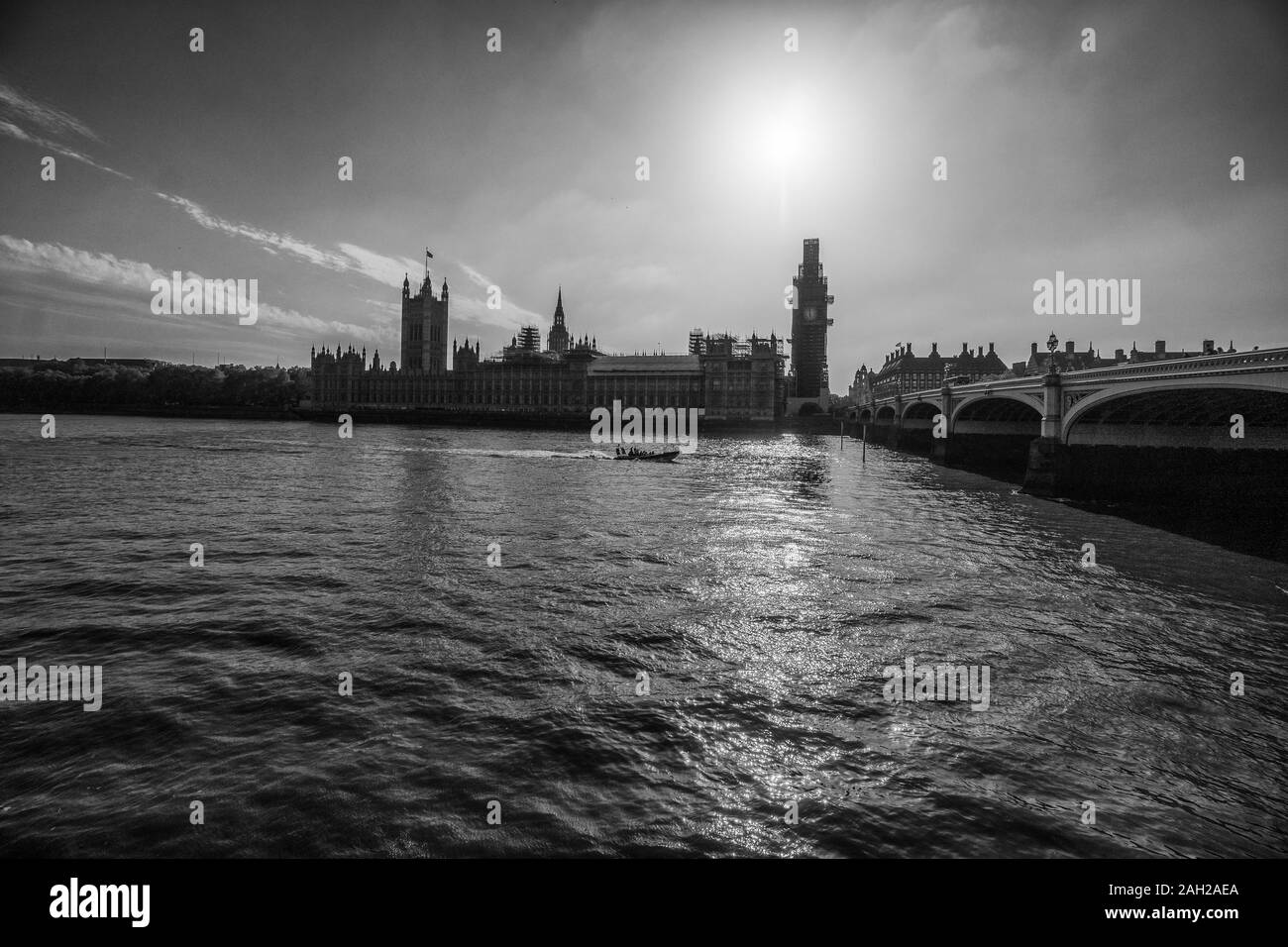 Chambre du Parlement avec le Big Ben à Londres Westminster, Aquitaine, FR, EU, Europe Banque D'Images