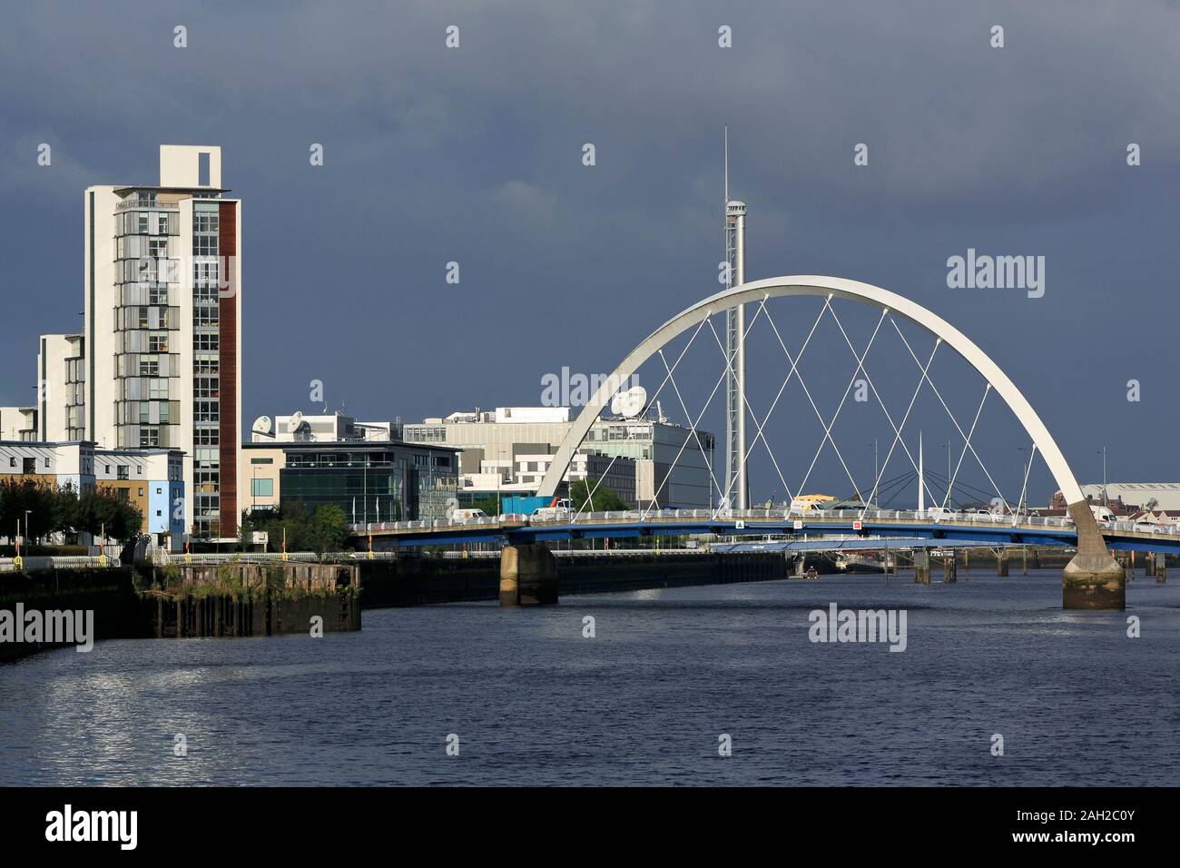 Clyde Arc, Glasgow, Ecosse, Royaume-Uni Banque D'Images