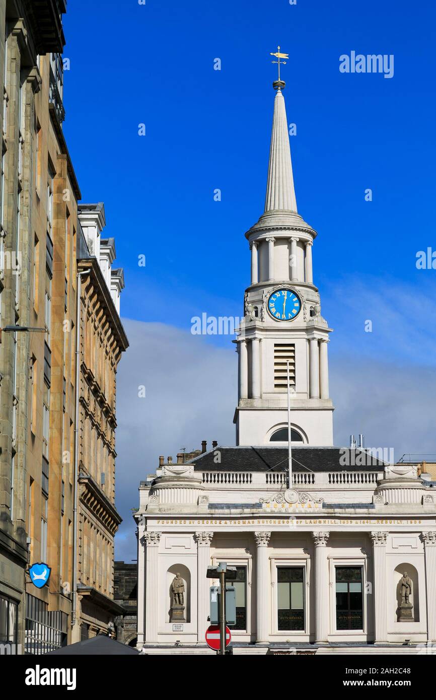 Ancien Hôpital Hutchesons, Ingram Street, Glasgow, Ecosse, Royaume-Uni Banque D'Images