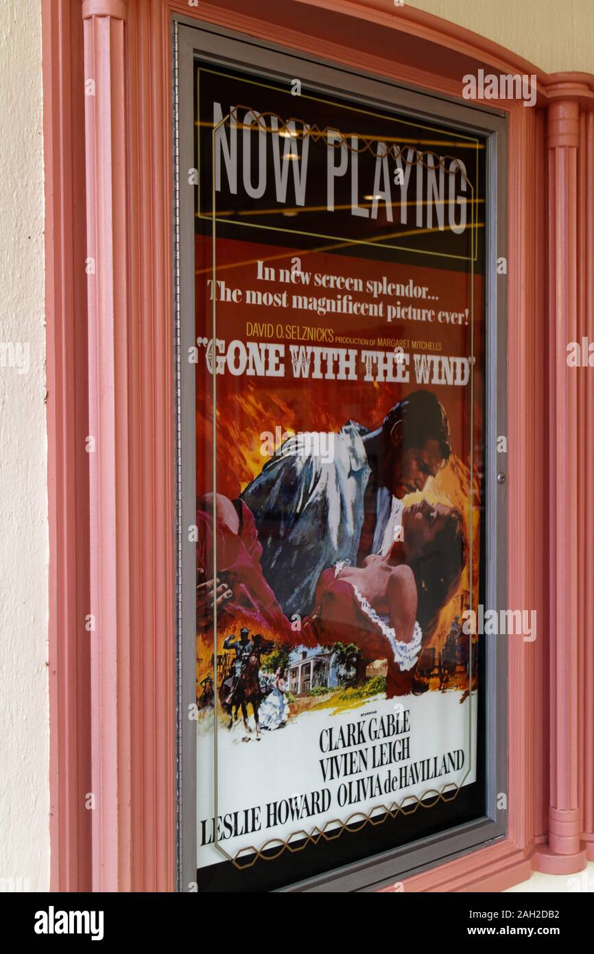 Vintage Walt Disney affiche de film pour autant en emporte le vent Banque D'Images