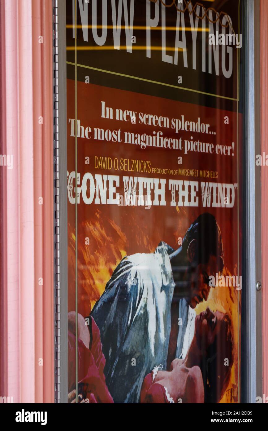 Vintage Walt Disney affiche de film pour autant en emporte le vent Banque D'Images