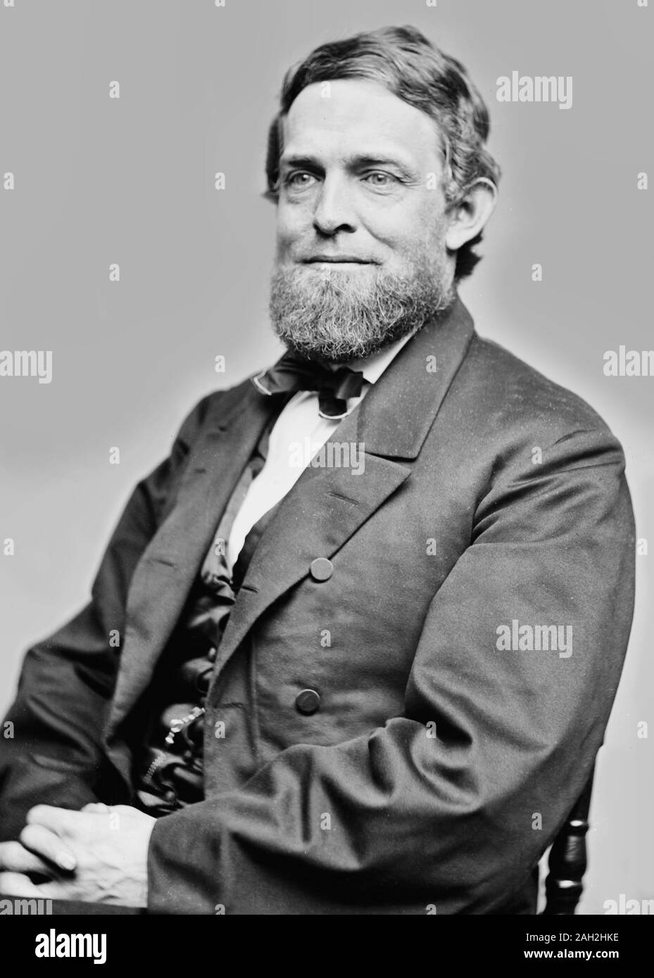 Représentant Schuyler Colfax, vers 1855-65. Colfax devint plus tard vice-président des États-Unis. Banque D'Images
