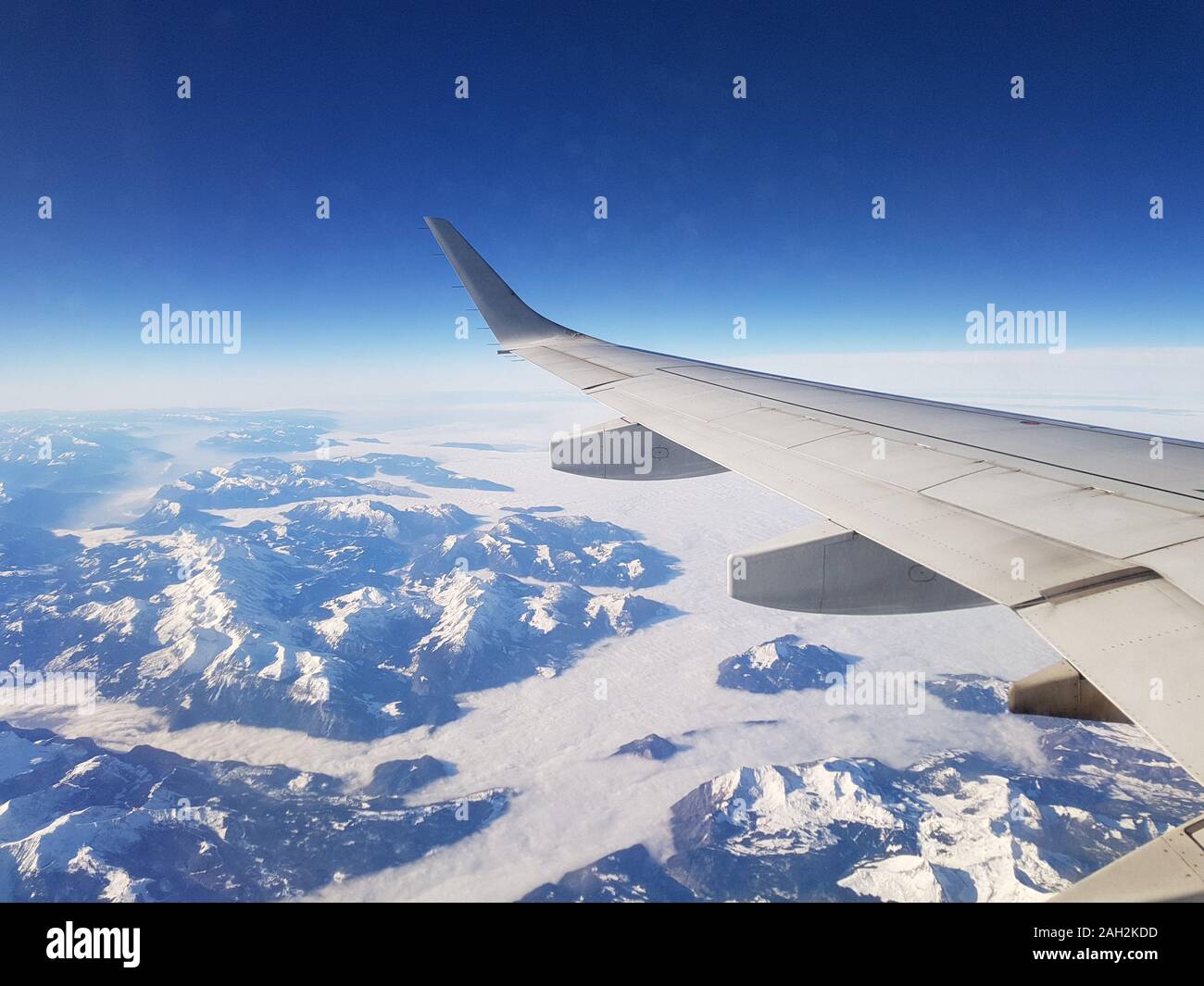 la vue depuis un avion Banque D'Images